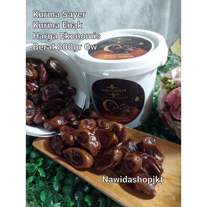 Kurma Sayer ember UK.800 gr Gw Kurma Enak Harga murah