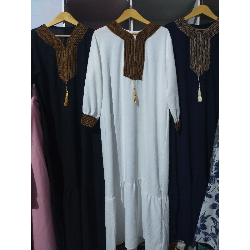 gamis renda krinkle gamis dubay