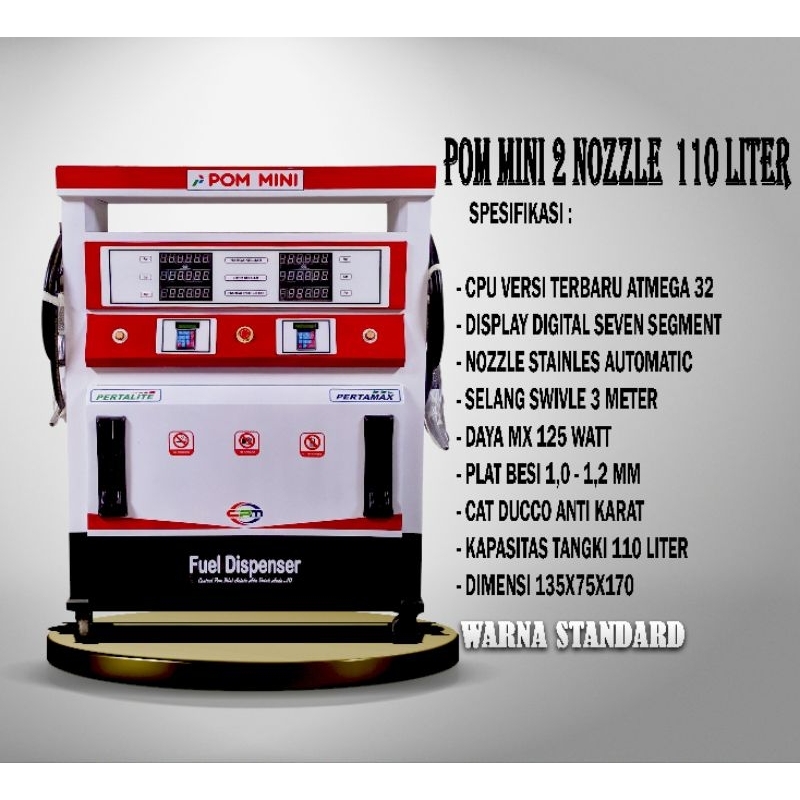 POM MINI - Pertamini 2 Nozzle 2x110 Liter