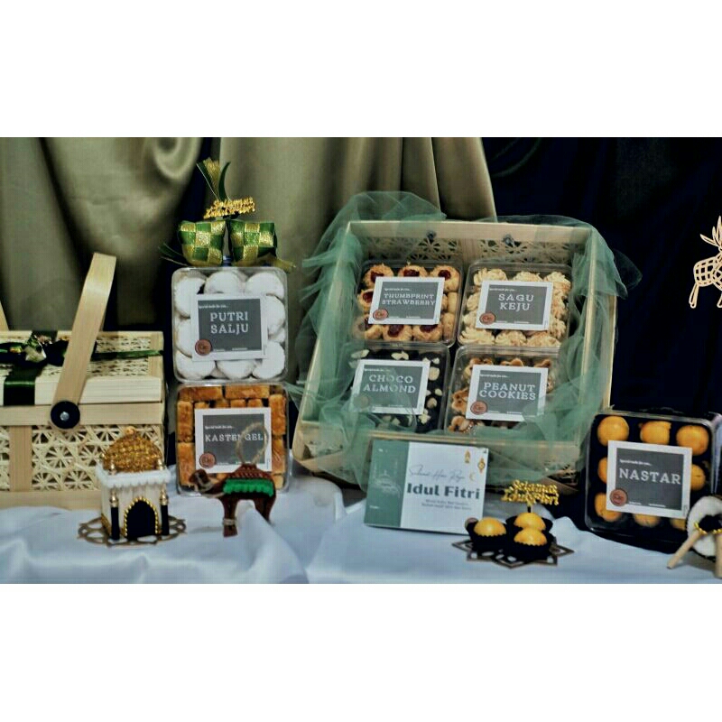 Paket Premium - Hampers Idul Fitri | Hampers Lebaran | Kue Kering | Kue Lebaran | Hampers Murah | Ha