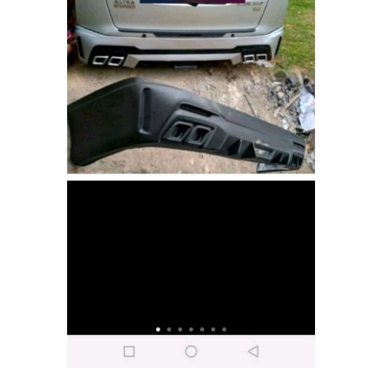 bodykit belakang calya sigra