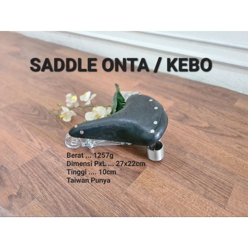 SADDLE SEPEDA ONTHEL SADEL SEPEDA ONTEL KEBO MODEL PERJOK TEMPAT DUDUK SEPEDA