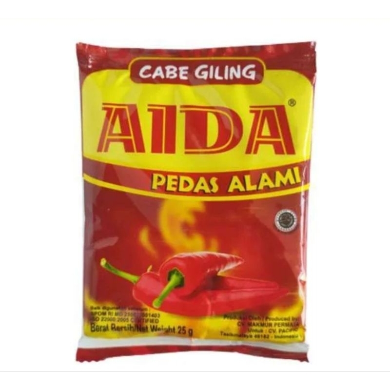 

KIRIM INSTAN AIDA Cabe Bubuk 25gr