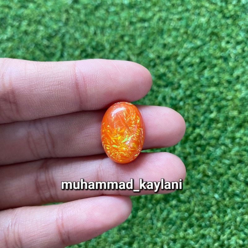 batu akik kalimaya afrika plastik (S)