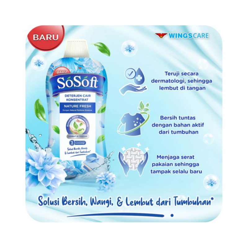 So Soft | SoSoft Deterjen Cair 700ml