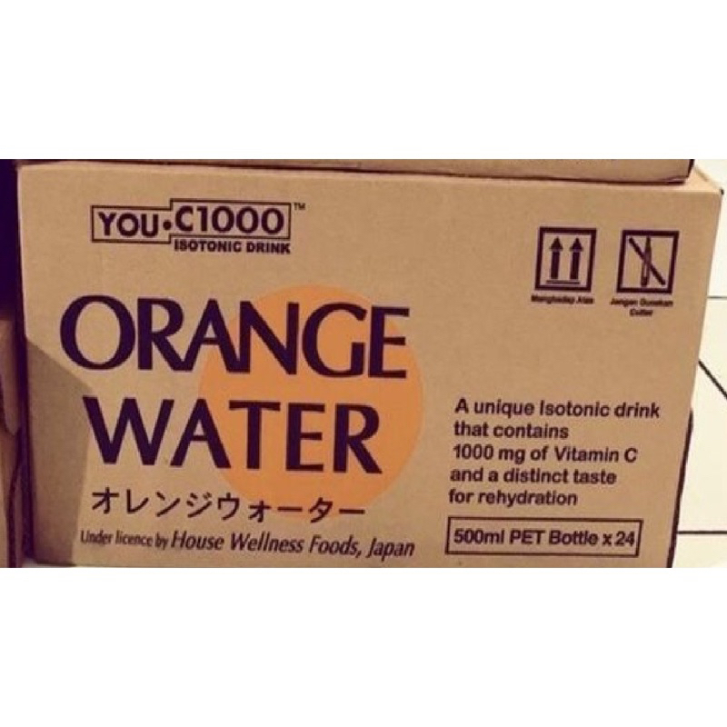 

You ORANGE WATER BOTOL WATER DUS per KARTON (isi 24) - ORANGE