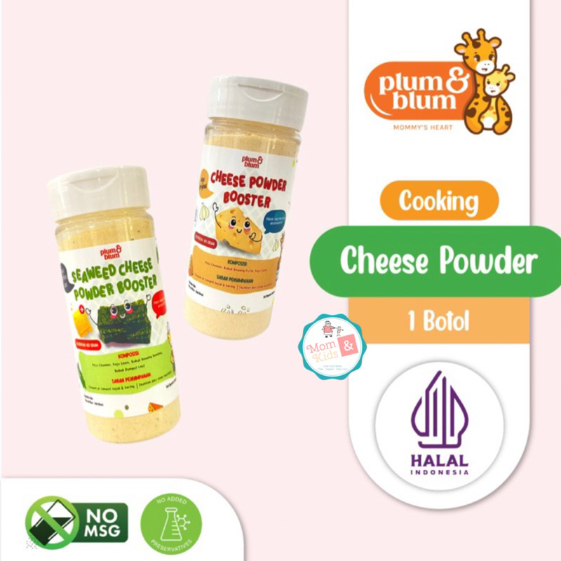 Plum &amp; Blum Baby Cheese Powder Bubuk Keju MPASI Cheddar 60gr