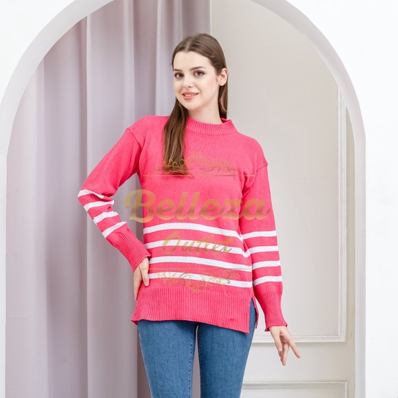 Belleza Outlet baju rajut Cardigan rajut atasan wanita Aida Blaster Blouse Knit