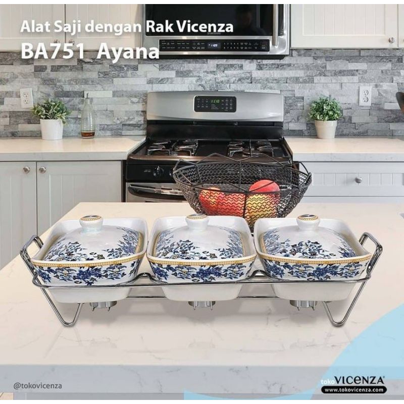 Prasmanan Keramik Susun 3 Vicenza BA751