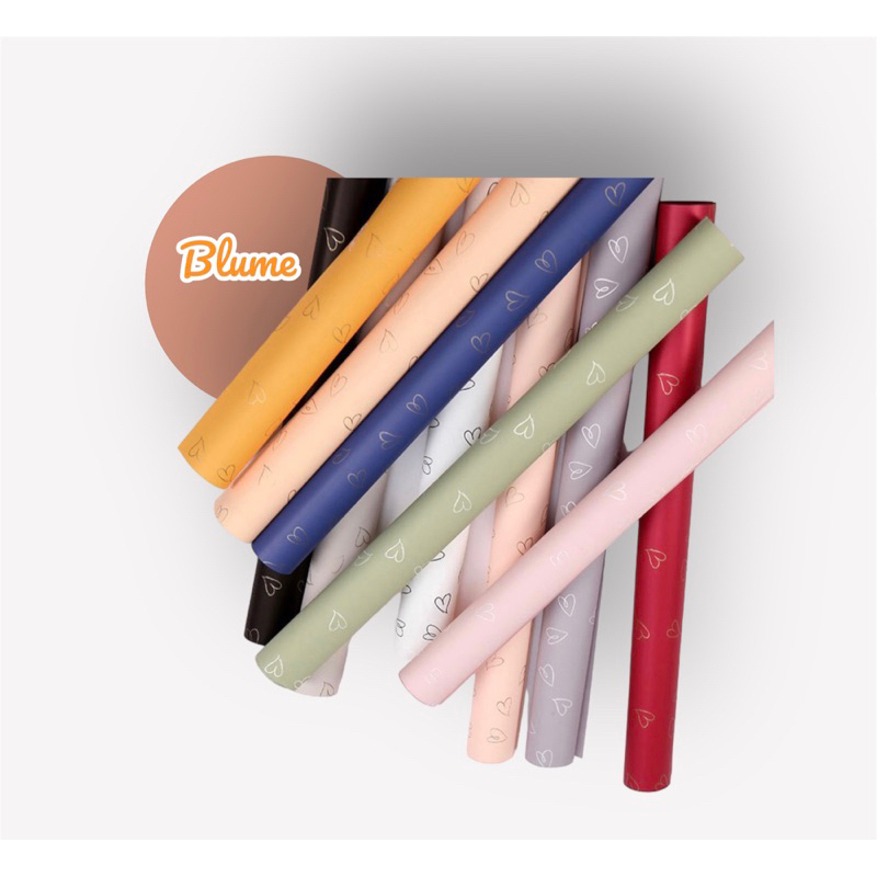 

cellophane motif hati [5lembar]/ cellophane hati/ wrapping flower/ kertas wrapping/kertas kado