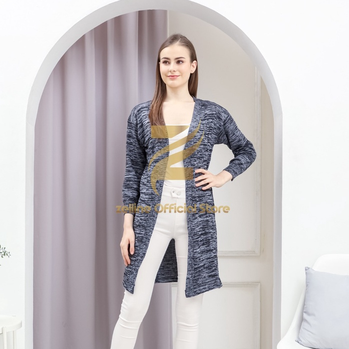 zelline official cardigan rajut long twiss