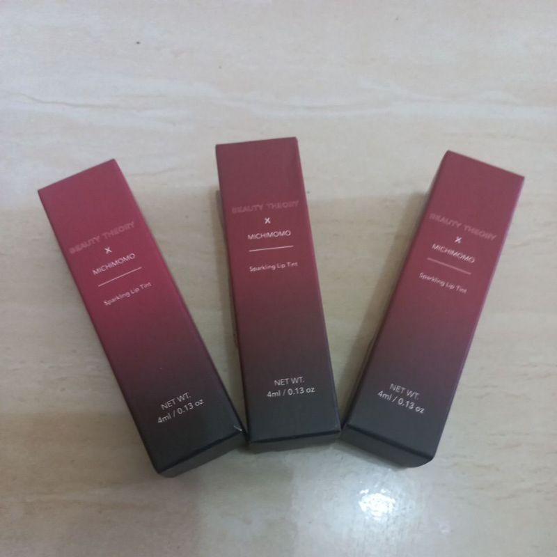 Beauty theory michimomo sparkling lip tint 4ml