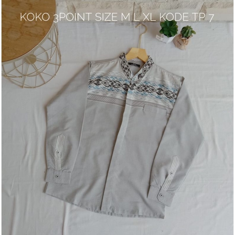 Koko 3 point/ original/ branded matahari/ baju Koko/ panjang