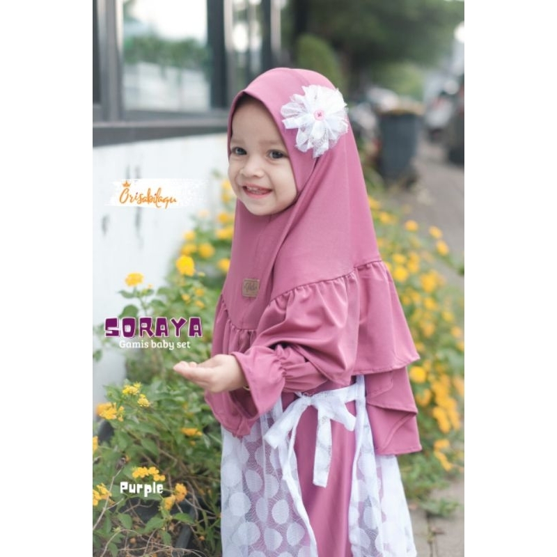 Gamis Baby Soraya SMLXL (6 bulan - 2 Tahun)