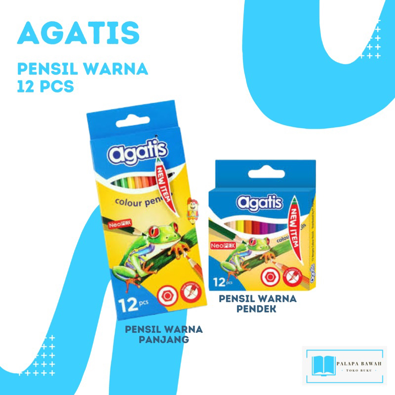 

Pensil Gambar AGATIS Neopex Hexagonal 12, 24 Warna Colour Pencils