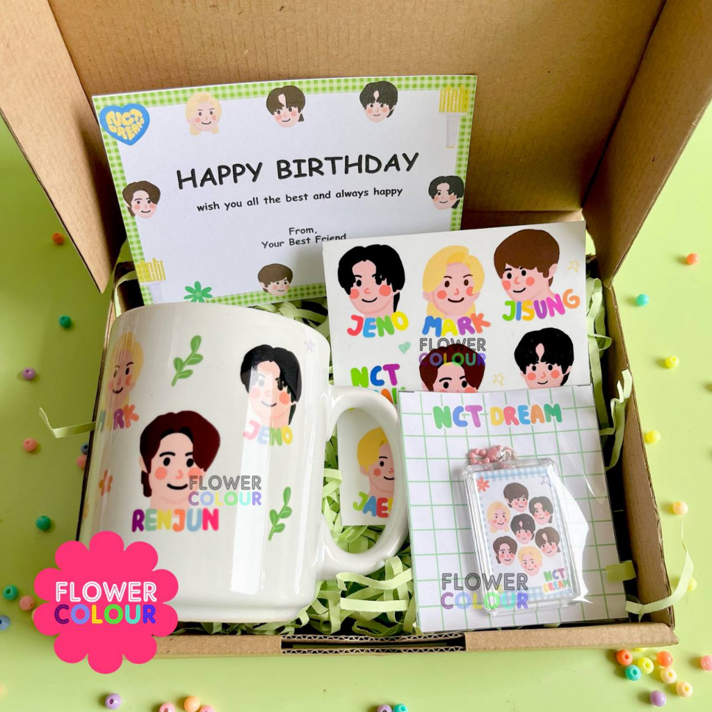 GIFT BOX | HAMPERS MUG NCT | NCT KPOP HAMPERS NCT DREAM | HADIAH ULANG TAHUN NCT