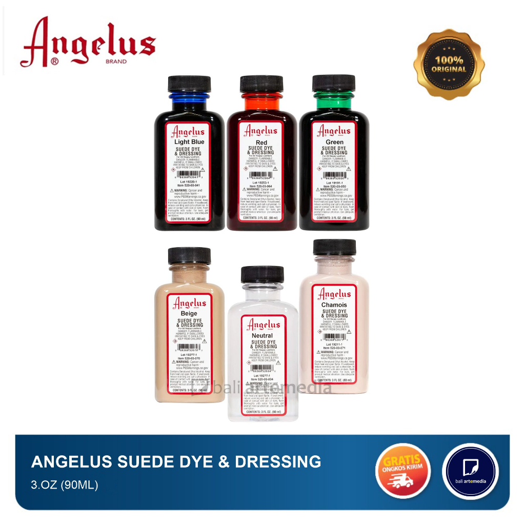 Angelus Leather Finishes Suede Dye &amp; Dressing 3oz 90ml