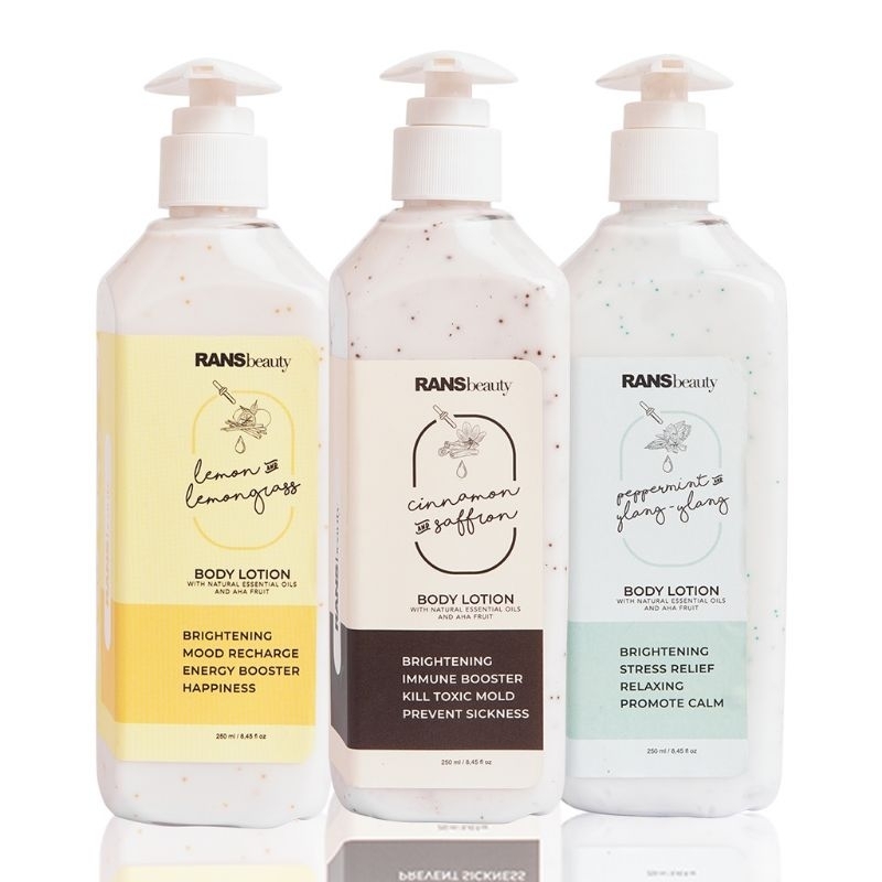 RANS Beauty Body Lotion With Natural Essential Oils And AHA Fruit