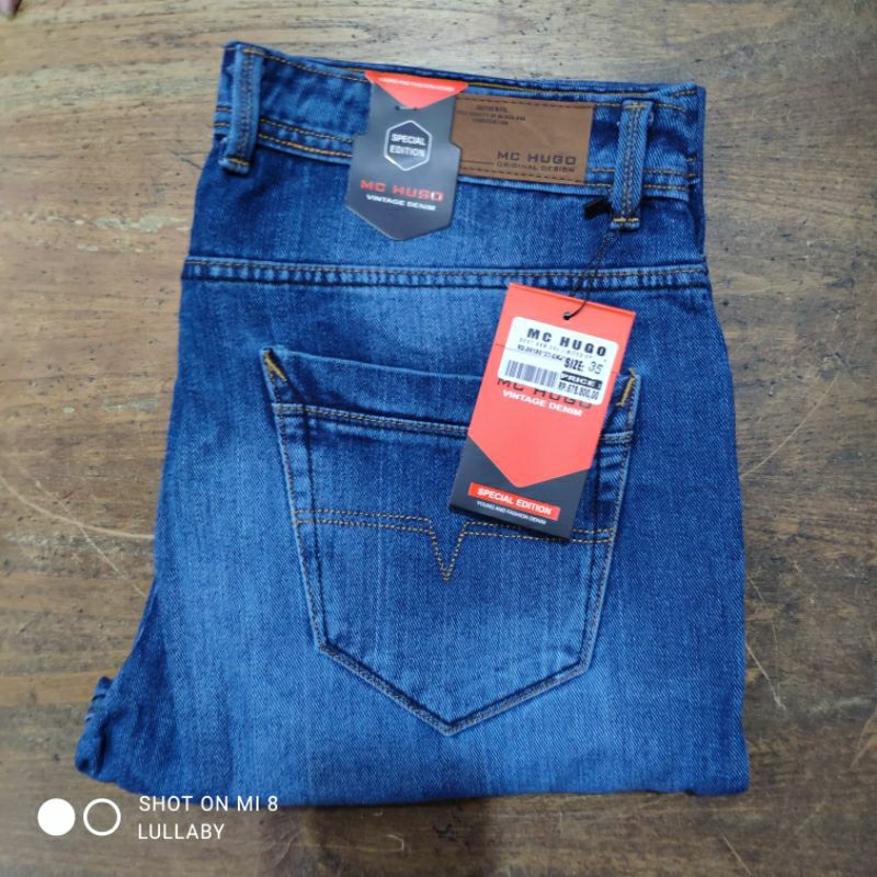 CELANA MC HUGO ORIGINAL JEANS PANJANG PRIA 33 - 38