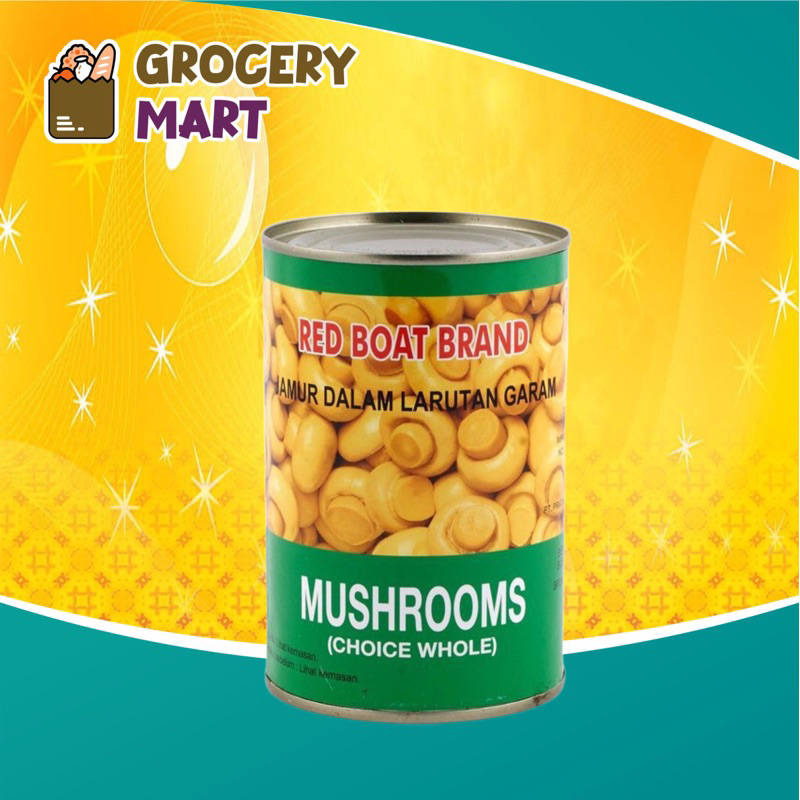 

Red Boat Jamur Kancing 425gr Red Boat Mushrooms Mushroom