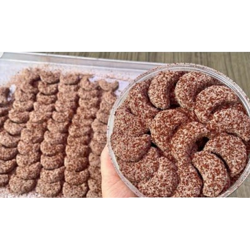 Kue Putri Salju Coklat