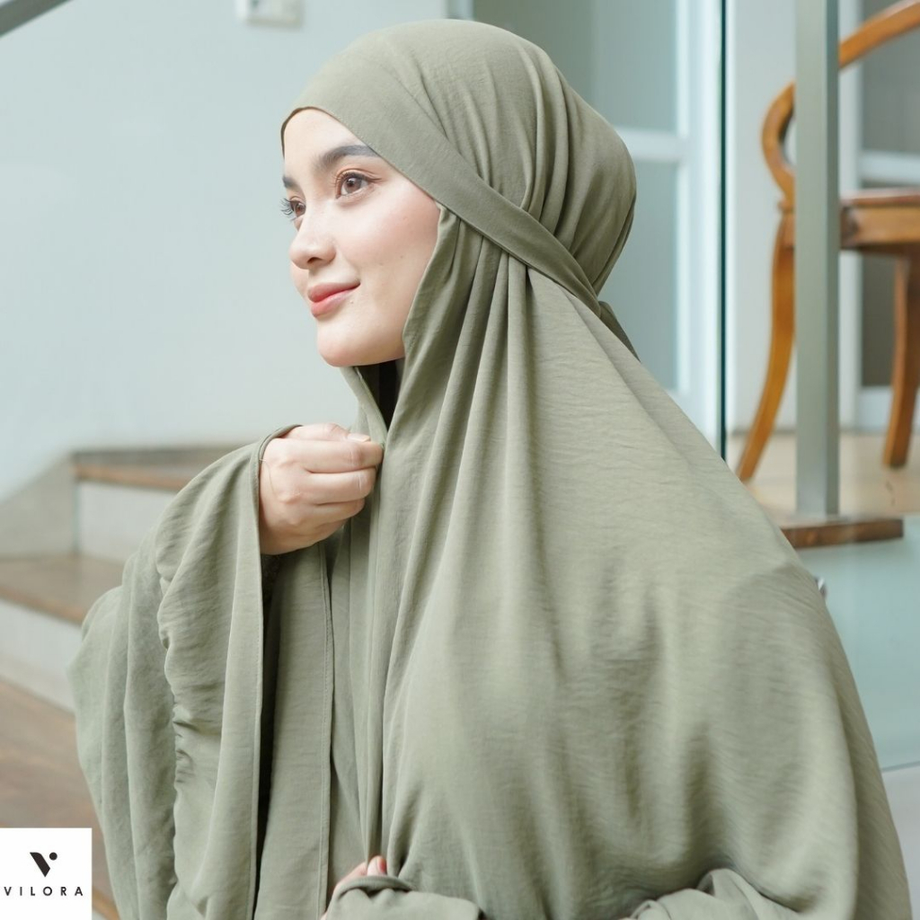 Vilora - Mukena Dewasa Crinkle Airflow Premium 3in1 (Vania Prayer Set)