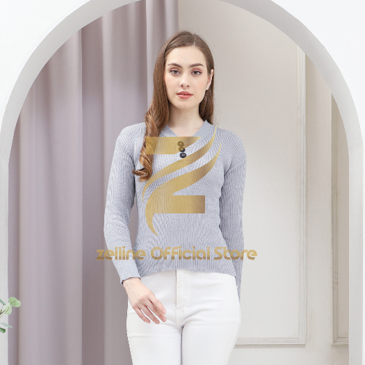 Baju Rajut Fit Knitted Button body