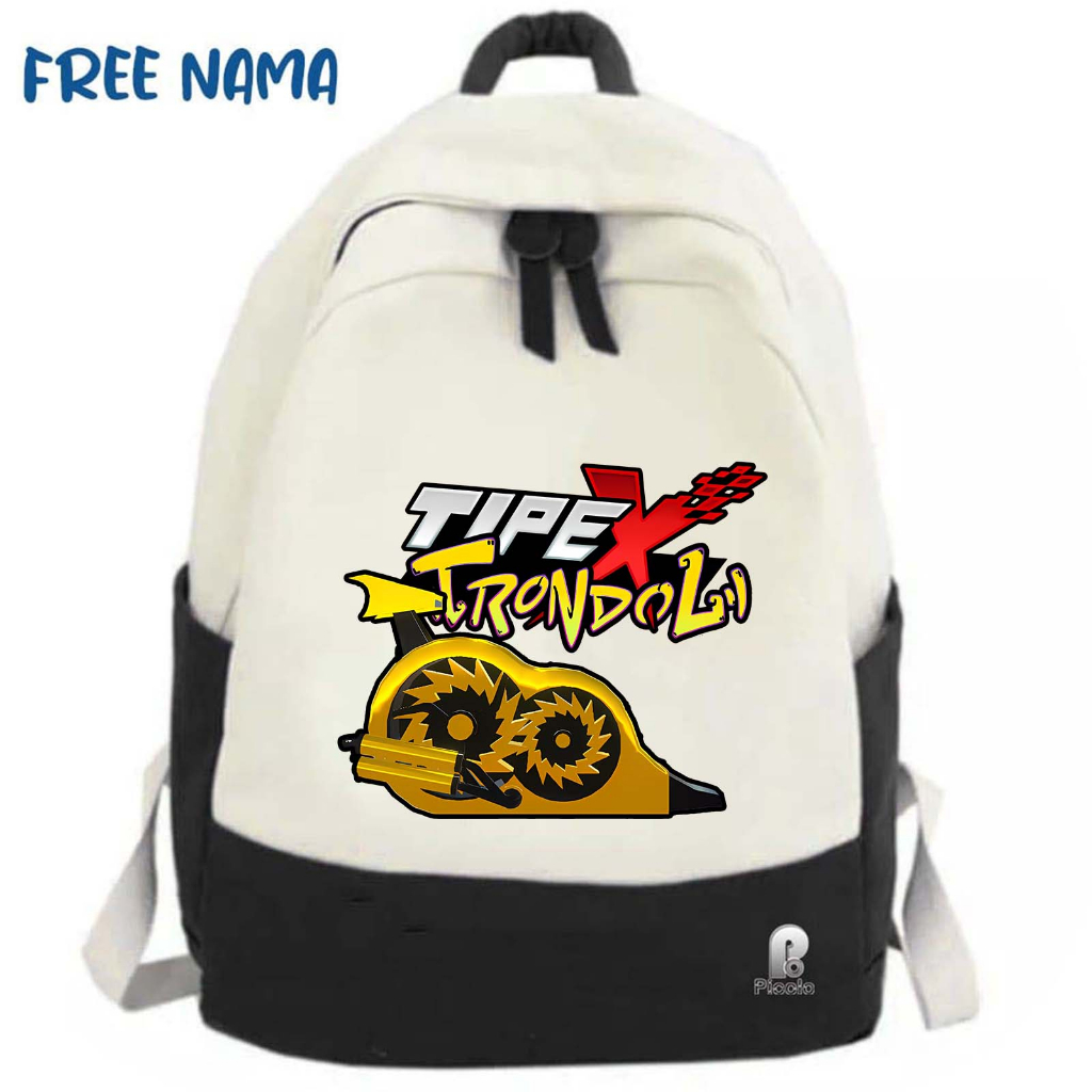 TAS RANSEL BACKPACK ANAK SEKOLAH MOTIF GAME TIPE X TRONDOL UNISEX (FREE NAMA)