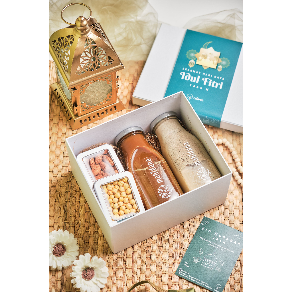 

CeMaRa Hampers Lebaran by Cetana x Mahidana | Souvenir Parsel Bingkisan Minuman Jamu Kekinian Kacang Idul Fitri Unik Murah Ramah Lingkungan Gift Eid Mubarak Premium Eco Friendly