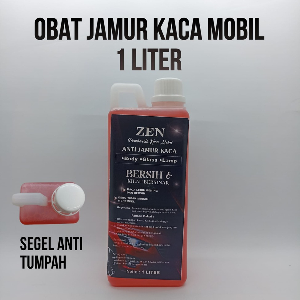 Cairan Obat Jamur Pembersih Kaca Body Mobil Waterspot Remover 1 Liter Anti Penghilang Kerak Noda Bodi Kendaraan Jendela 1 L