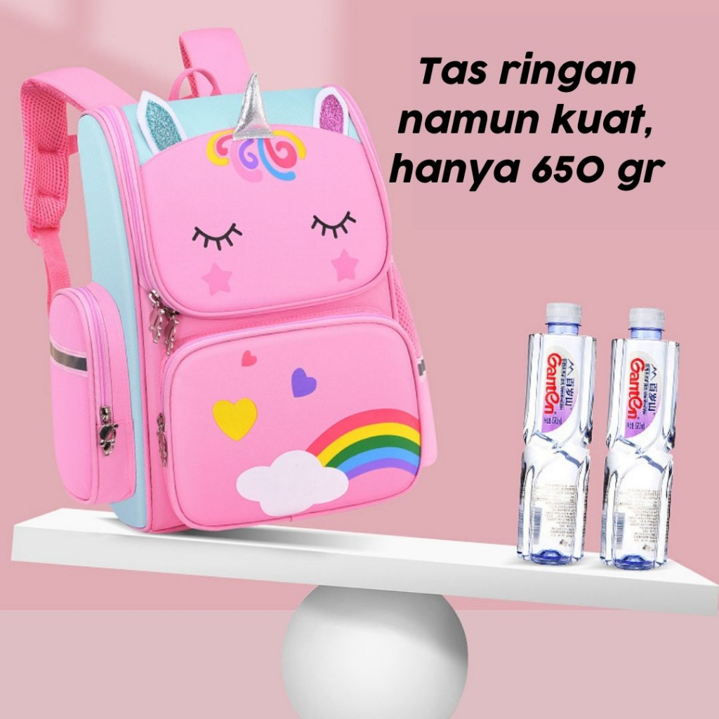 [MONA] Tas Ransel Anak Sekolah Karakter Lucu dan Imut Buat SD Kualitas Import Premium -M0222