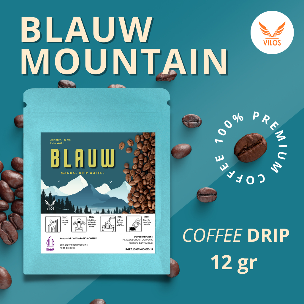 

Drip Coffee - Blauw Mountain Arabica Coffee @12gr