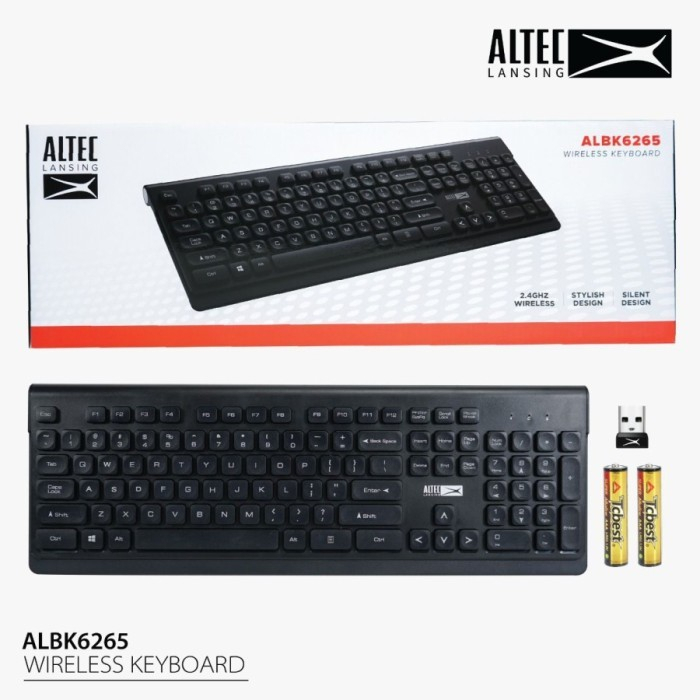 Altec Lansing Keyboard Wireless ALBK6265