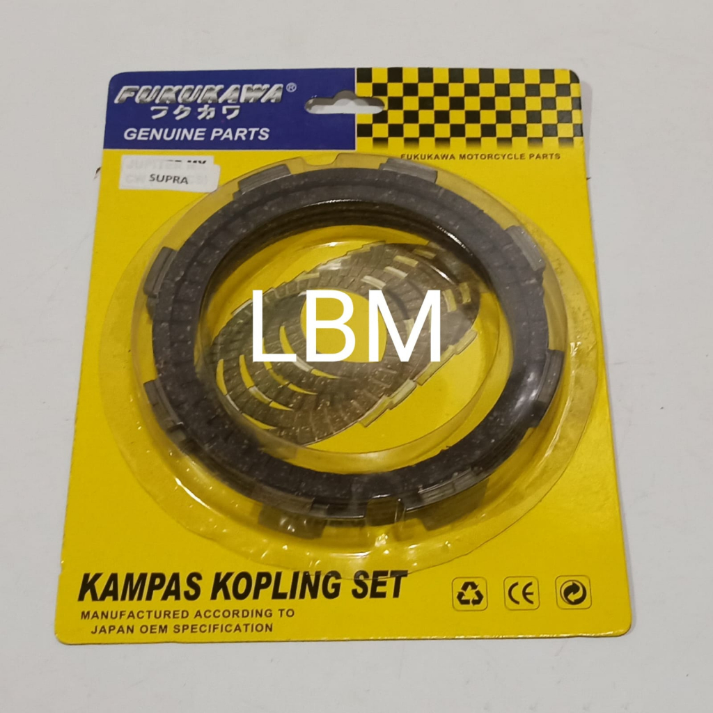 KAMPAS KOPLING HONDA SUPRA X LAMA SUPRA FIT NEW SUPRA FIT LAMA GRAND LEGENDA PRIMA ISI 5 PCS MEREK F