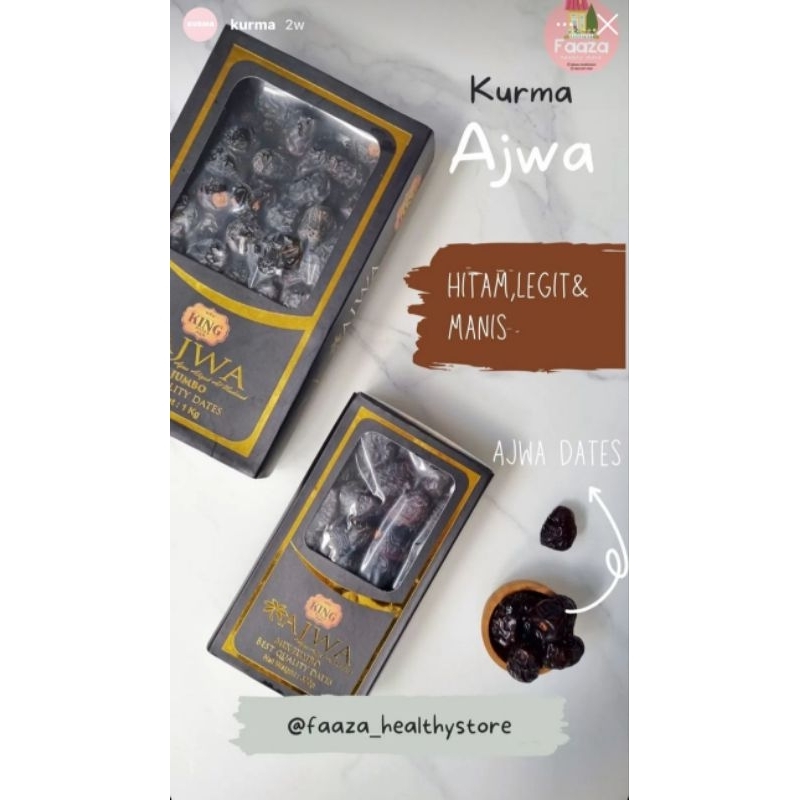 

Kurma Ajwa King 250gr & 500gr Original