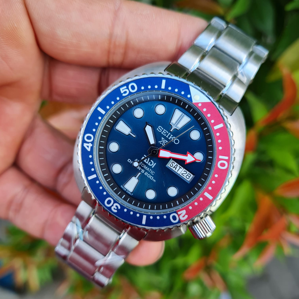 Jam Tangan Seiko Automatic GMT Sport Original Tanggal Aktif