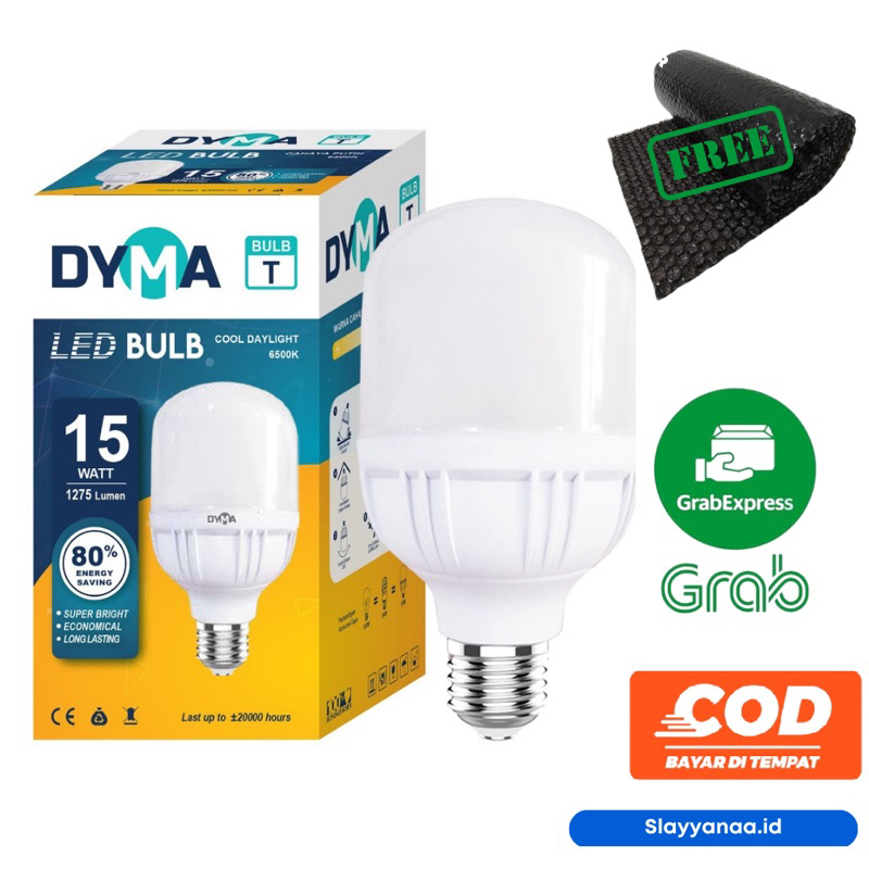 LED 15W DYMA TABUNG | LED BULB TABUNG HEMAT ENERGY