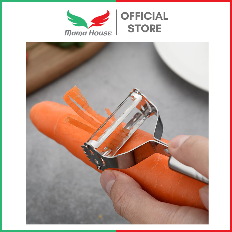 [MH] Pisau Peeler 2in1 Pengupas Kulit Buah Sayur Stainless Steel Peeler