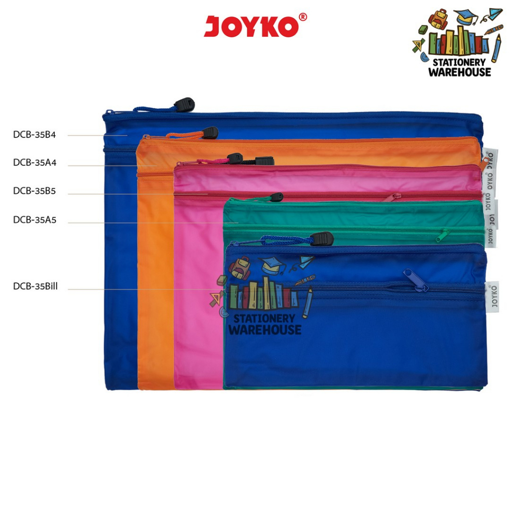 

Document Bag Tas Dokumen Joyko DCB-35 Bill , A5 , B5 , A4 , B4