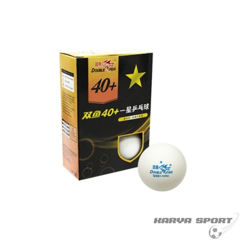 Bola Pingpong Tenis Meja DOUBLE FISH 1 Star A201F Isi 6