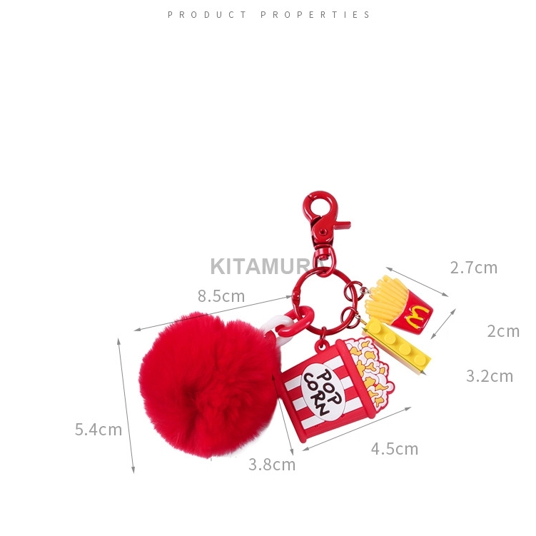 AT05 GANTUNGAN KUNCI MAKANAN/KEY CHAIN/SOUVENIR/GANTUNGAN KUNCI LUCU/GANTUNGAN KUNCI KARAKTER/AKSESORIS TAS