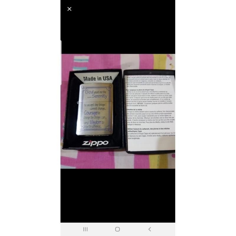 Zippo made in USA...