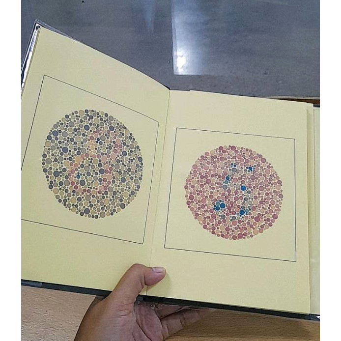 Buku ISHIHARA - BUKU TEST BUTA WARNA - 14 PLATES