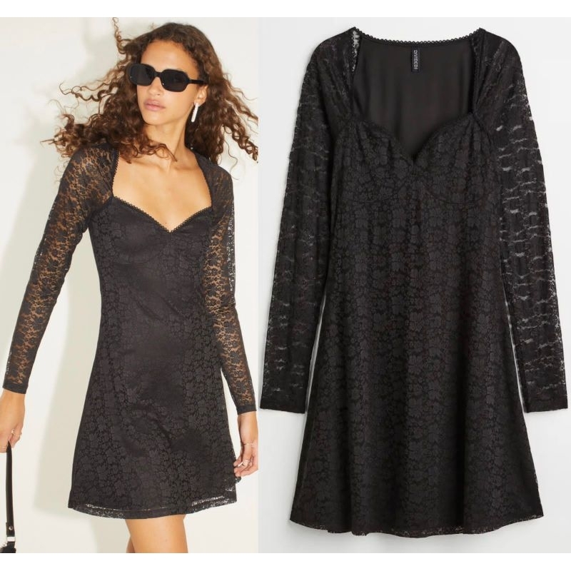 HM lace dress