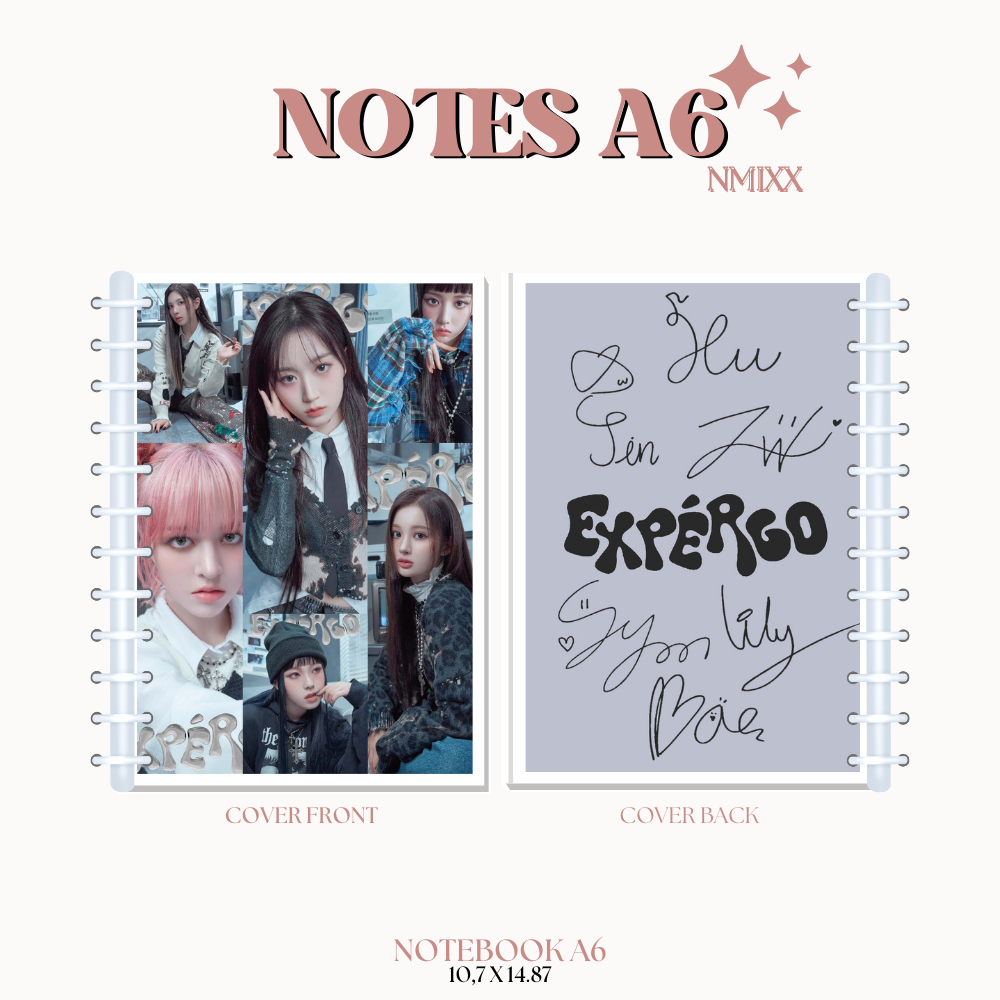 NOTES NMIXX A MIDSUMMER NMIXX'S DREAM (ISI 40 HVS + COVER LAMINASI 2 SISI) BUKU NOTE NOTEBOOK TANDA TANGAN TTD KPOP IDOL KOREA PREMIUM MURAH UNOFFICIAL HAEWON LILY SULLYOON JINNI BAE JIWOO KYUJIN READY STOCK !