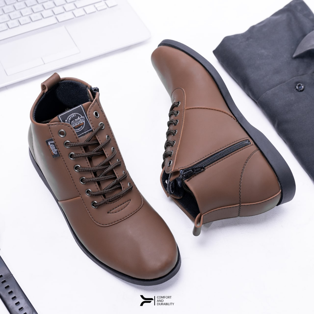 Sepatu Casual Formal Pria Kerja Kantoran Lavio Valkry Terbaru Model Trendi Best Seller Spatu Kasual Dinas Cowok Kekinian