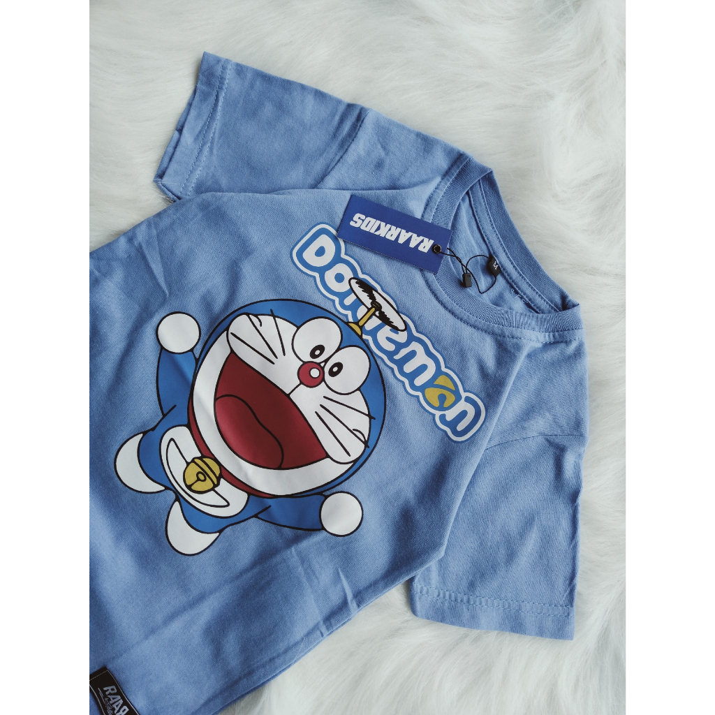 Raarkids Baju Kaos Doraemon Anak 1 8 Tahun Unisex