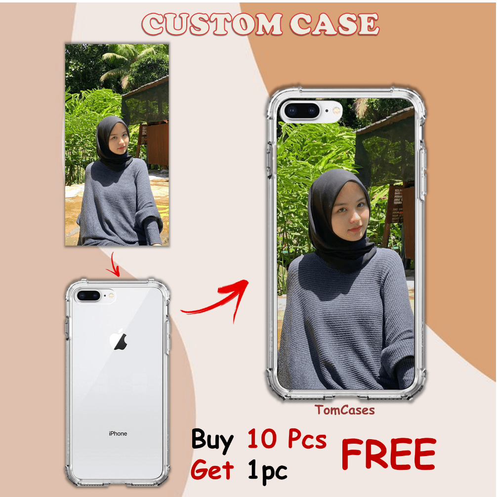 [ TOMCASES ] UV PRINT CASE CUSTOM ANTI CRACK BEBAS DESAIN 1 HARI SIAP. BISA FOTO LOGO FREE NAMA CUSTOM REQUEST GAMBAR FOTO