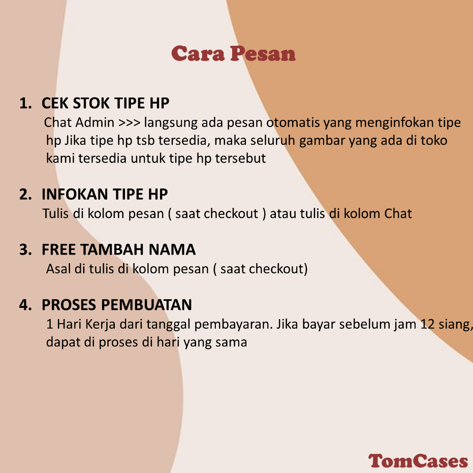 [ TOMCASES ] UV PRINT CASE CUSTOM ANTI CRACK BEBAS DESAIN 1 HARI SIAP. BISA FOTO LOGO FREE NAMA CUSTOM REQUEST GAMBAR FOTO