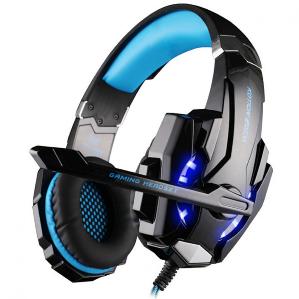 Kotion Each G9000 Gaming Headset Twisted dengan LED Light